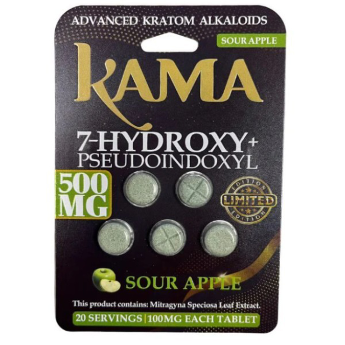 Picture of HYDROX - KAMA TAB 100MG 5CT - SOUR APPLE
