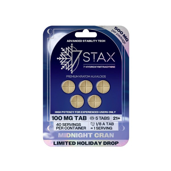 Picture of HYDROX - 7STAX TAB 100MG 5CT -MIDNIGHT CRAN