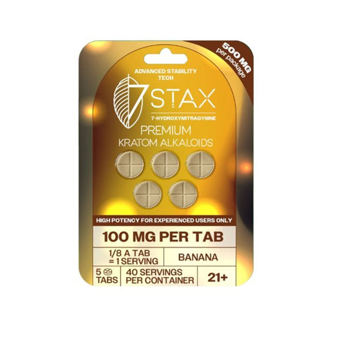 Picture of HYDROX - 7STAX TAB 100MG 5CT - BANANA