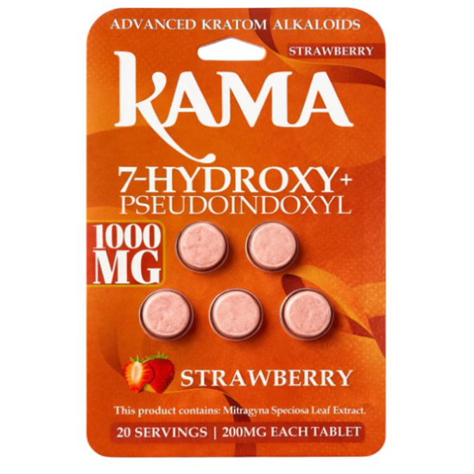 Picture of HYDROX - KAMA TAB 200MG 5CT - STRAWBERRY