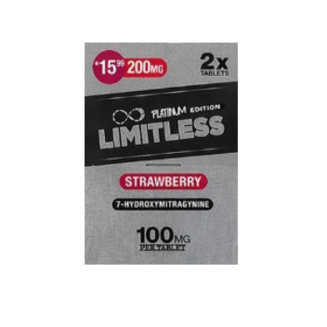 Picture of HYDROX - LIMITLESS TAB 100MG 2CT 40/BOX - STRAWBERRY