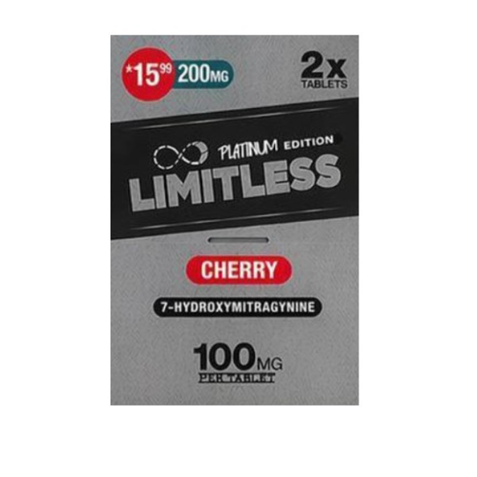Picture of HYDROX - LIMITLESS TAB 100MG 2CT 40/BOX - CHERRY
