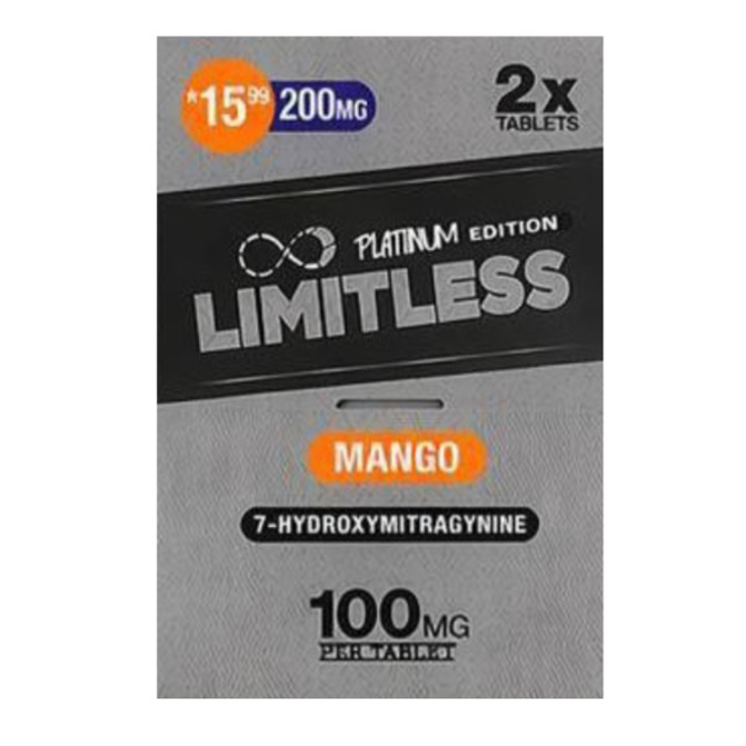 Picture of HYDROX - LIMITLESS TAB 100MG 2CT 40/BOX - MANGO