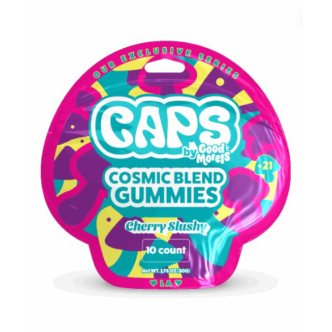 Picture of CAPS MUSHROOM GUMMIES 50GM 10CT - CHERRY SLUSHY