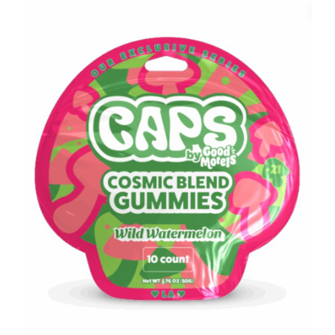 Picture of CAPS MUSHROOM GUMMIES 50GM 10CT - WILD WATERMELON