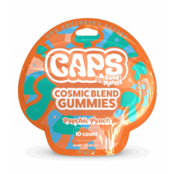 Picture of CAPS MUSHROOM GUMMIES 50GM 10CT - PSYCHIC PEACH