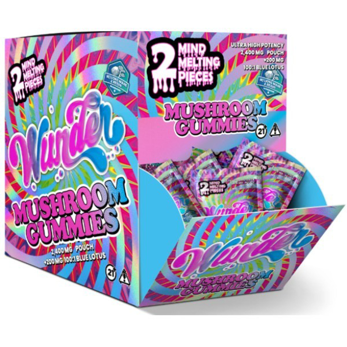 Picture of WUNDER MUSHROOM GUMMIES1200MG 2PK/CT 30CT/BOX - PINK LEMONADE