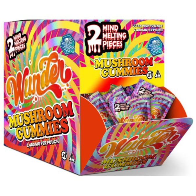Picture of WUNDER MUSHROOM GUMMIES1200MG 2PK/CT 30CT/BOX - STRAWNANA
