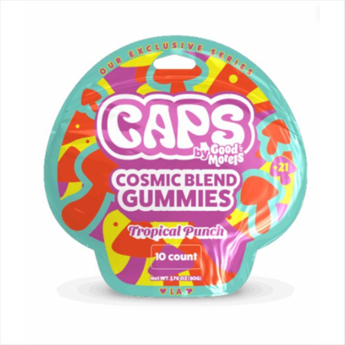 Picture of CAPS MUSHROOM GUMMIES 50GM 10CT - TROPICAL PUNCH