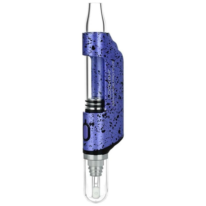 Picture of LOOKAH SEAHORSE PRO PLUS DAB PEN VAPORIZER KIT - PURPLE BLACK SPATTER