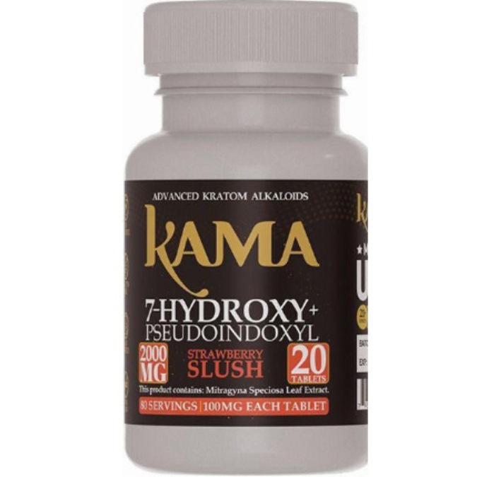 Picture of HYDROX - KAMA TAB 100MG 20CT - STRAWBERRY SLUSH