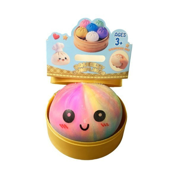 Picture of SQUISHY TOY 12CT/BOX - DUMPLING GLITER