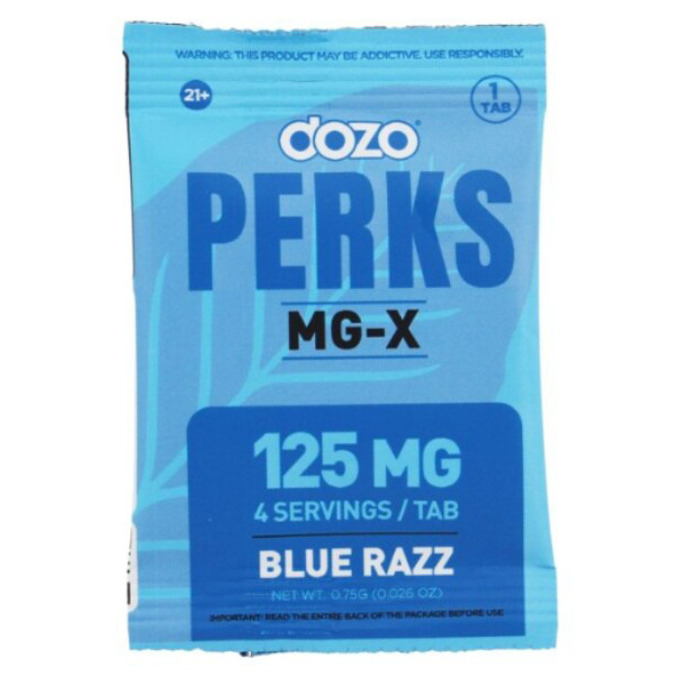 Picture of DOZO PERKS MG-X TAB 125MG 25CT/BOX - BLUE RAZZ