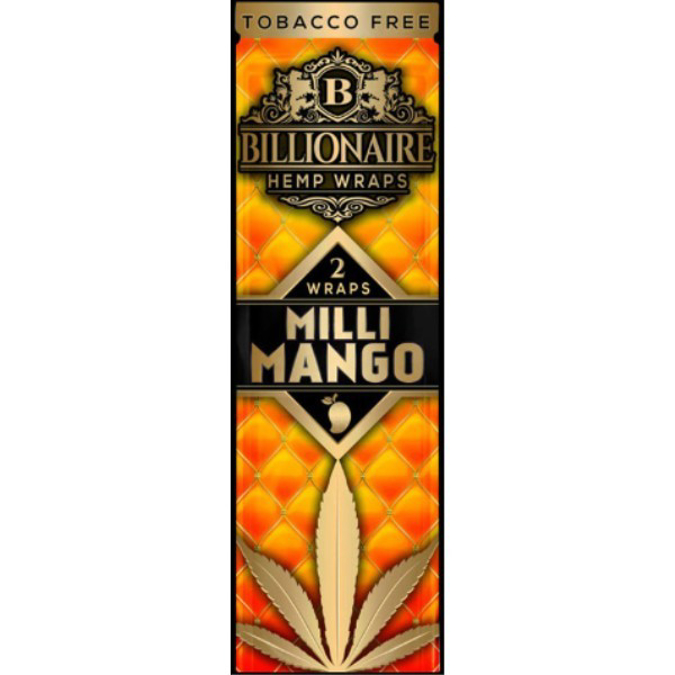 Picture of BILLIONAIRE HEMP WRAPS 25CT - MILLI MANGO