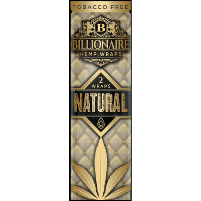 Picture of BILLIONAIRE HEMP WRAPS 25CT - NATURAL
