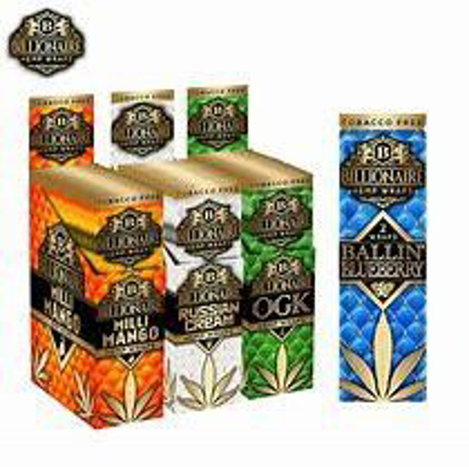 Picture of BILLIONAIRE HEMP WRAPS 25CT - MAJESTIC GRAPE