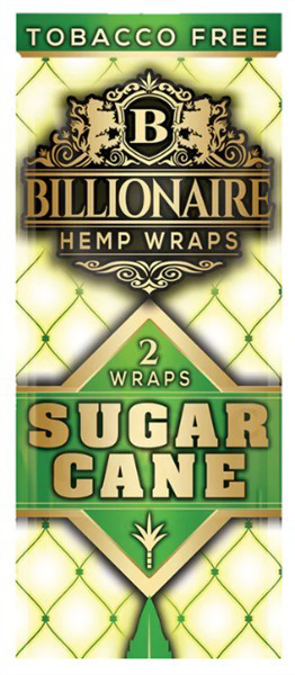 Picture of BILLIONAIRE HEMP WRAPS 25CT - SUGAR CANE