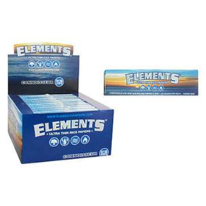 Picture of ELEMENTS RICE  KS SLIM CONNOISSEUR PAPER TIPS 33PK 24CT/BOX