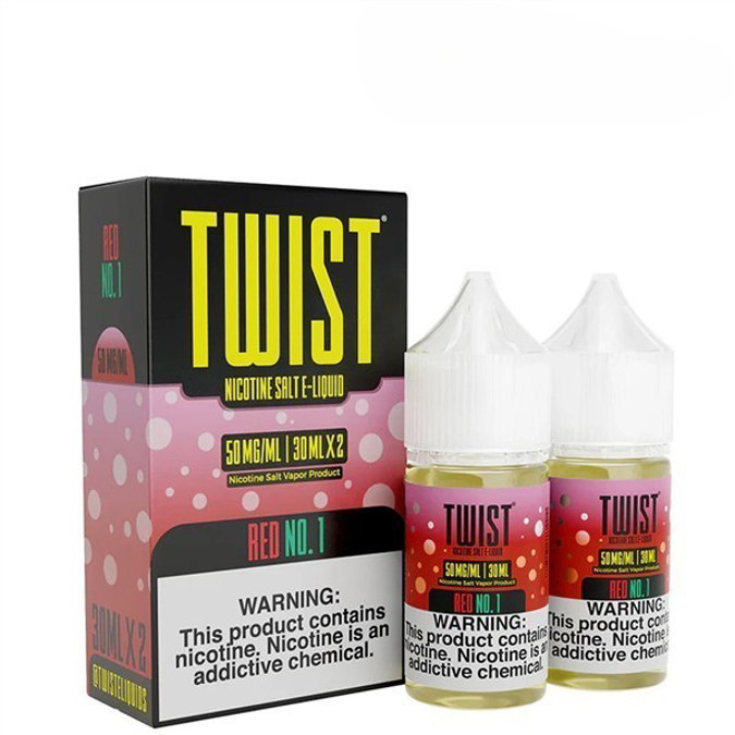 Picture of TWIST E-LIQUID 50MG 2X30ML- RED NO1