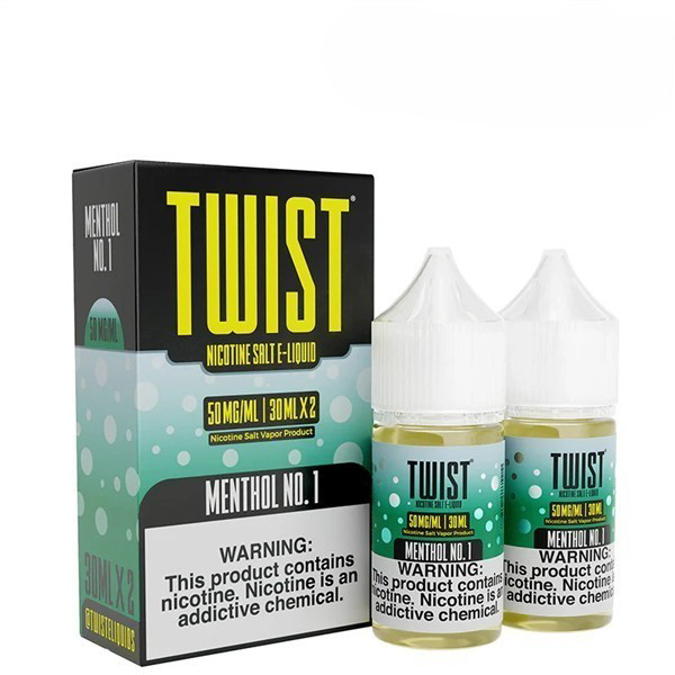 Picture of TWIST E-LIQUID 50MG 2X30ML- MENTHOL NO1