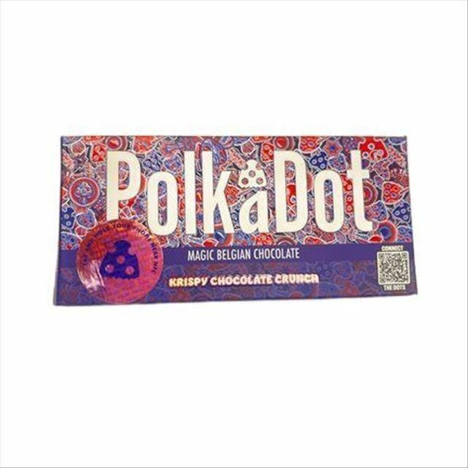 Picture of POLKADOT MAGIC MUSHROOM CHOCOLATE 120GM 1CT - KRISPY CHOCOLATE KRUNCH