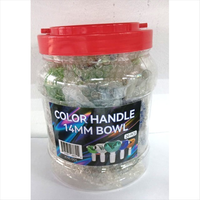 Picture of COLOR HANDLE 14MM BOWL 20CT/JAR - XYK 005