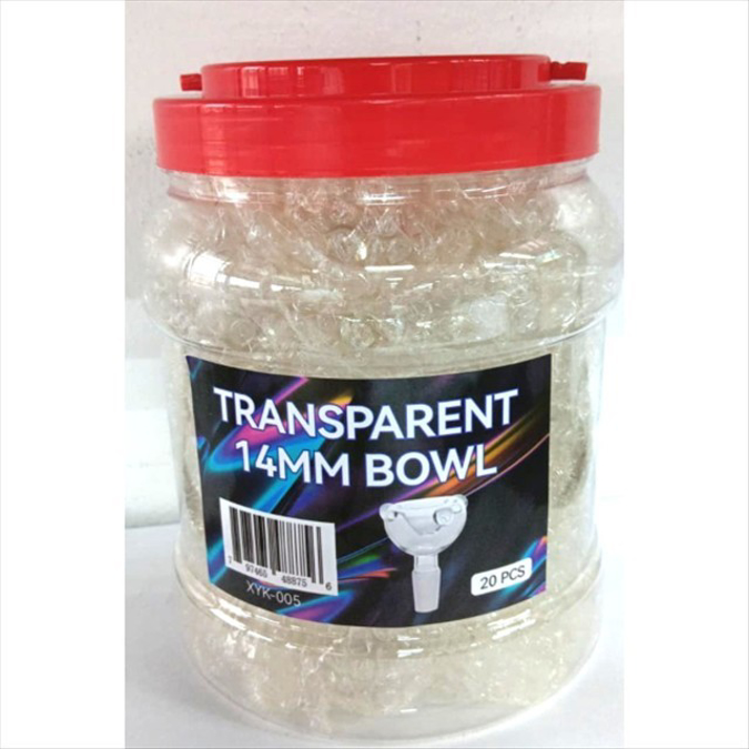 Picture of TRANSPARENT 14MM BOWL 20CT/JAR - XYK 005
