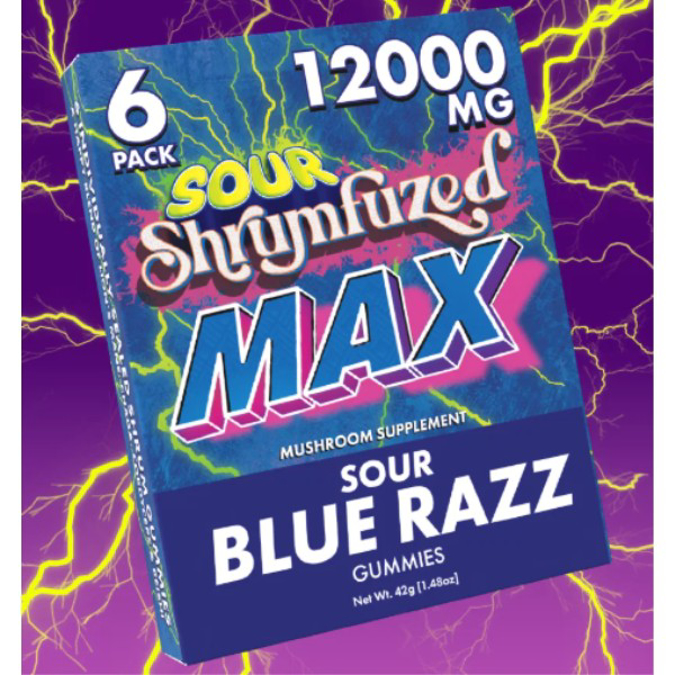 Picture of SHRUMFUZED MAX GUMMIES 1600MG 6CT- SOUR BLUE RAZZ