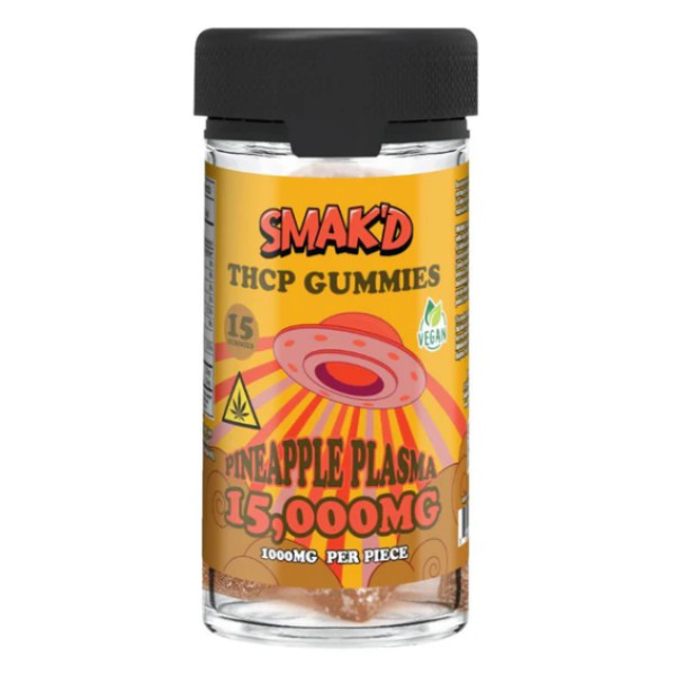 Picture of SMAKD GUMMIES 1.5GM 15CT/JAR - PINEAPPLE PLASMA