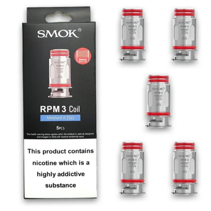 Picture of SMOK RPM 3 COIL MESHED 0.15ohm 5PK