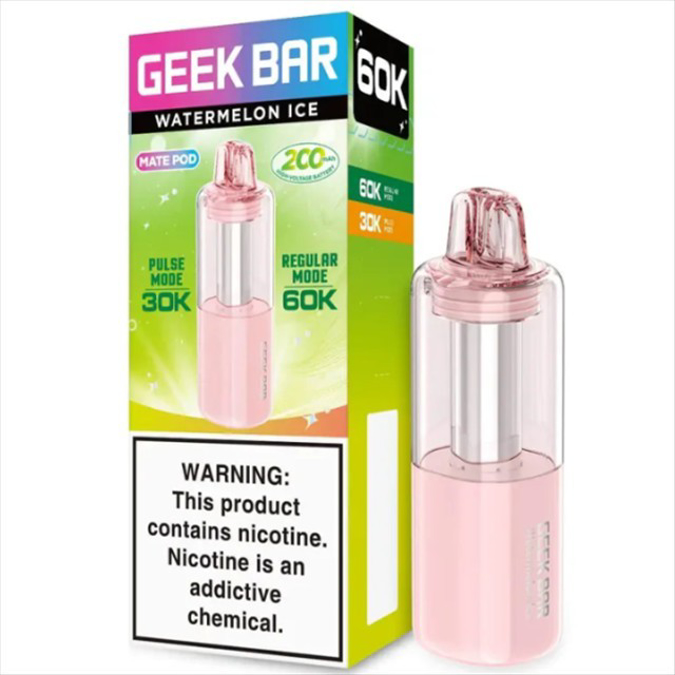 Picture of GEEKBAR MATE POD 60K PUFF 5CT/BOX - WATERMELON ICE