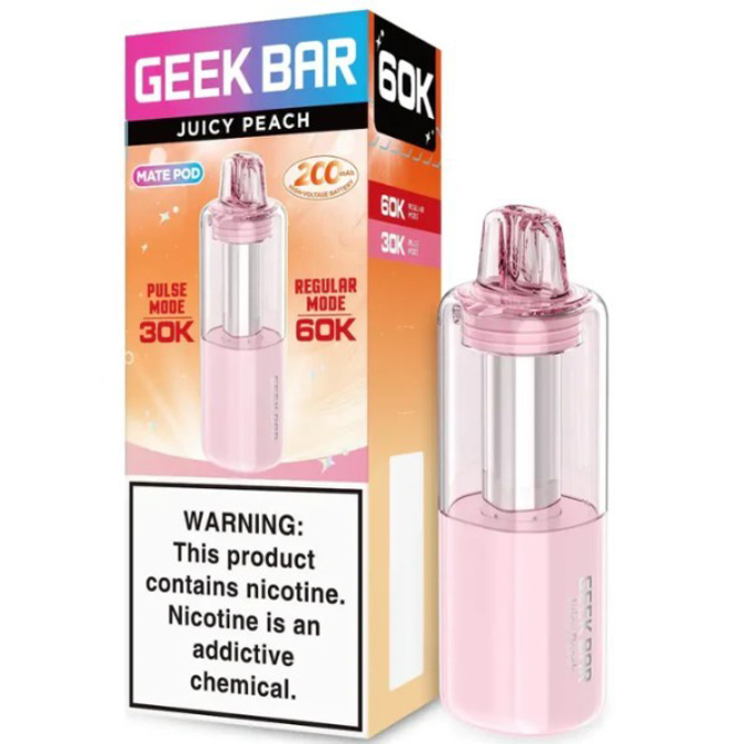 Picture of GEEKBAR MATE POD 60K PUFF 5CT/BOX - JUICY PEACH