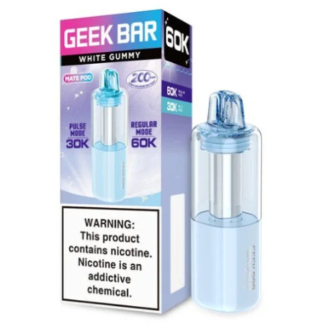 Picture of GEEKBAR MATE POD 60K PUFF 5CT/BOX - WHITE GUMMY