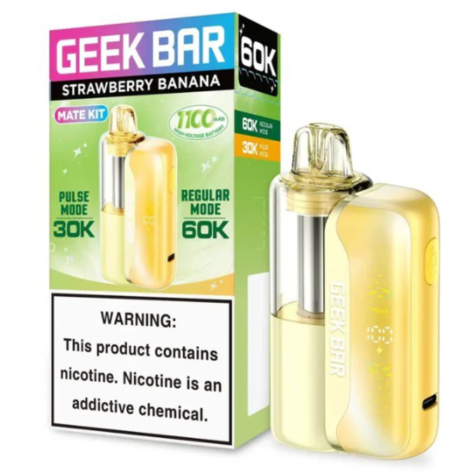 Picture of GEEKBAR MATE KIT 60K PUFF 5CT/BOX - STRAWBERRY BANANA