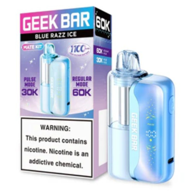 Picture of GEEKBAR MATE KIT 60K PUFF 5CT/BOX - BLUE RAZZ ICE