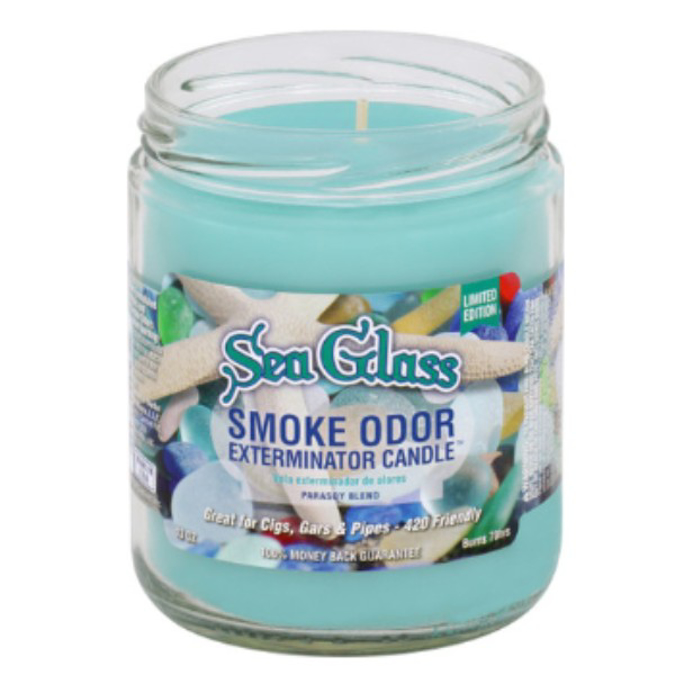 Picture of SMOKE ODOR EXTERMINATOR CANDLE - SEA GLASS