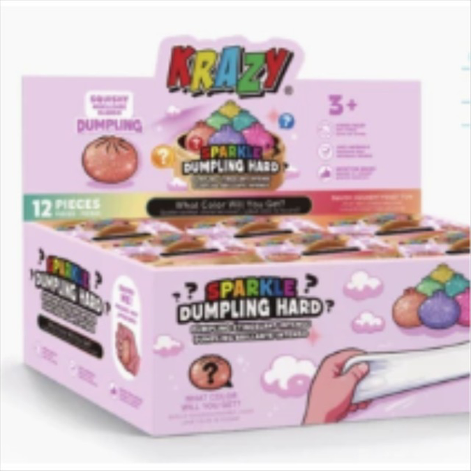 Picture of SQUISHY TOY 12CT/BOX - KRAZY SPARKLE DUMPLING
