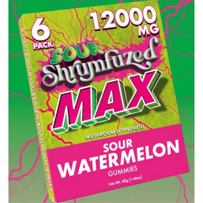 Picture of SHRUMFUZED MAX GUMMIES 2000MG 6CT- SOUR WATERMELON
