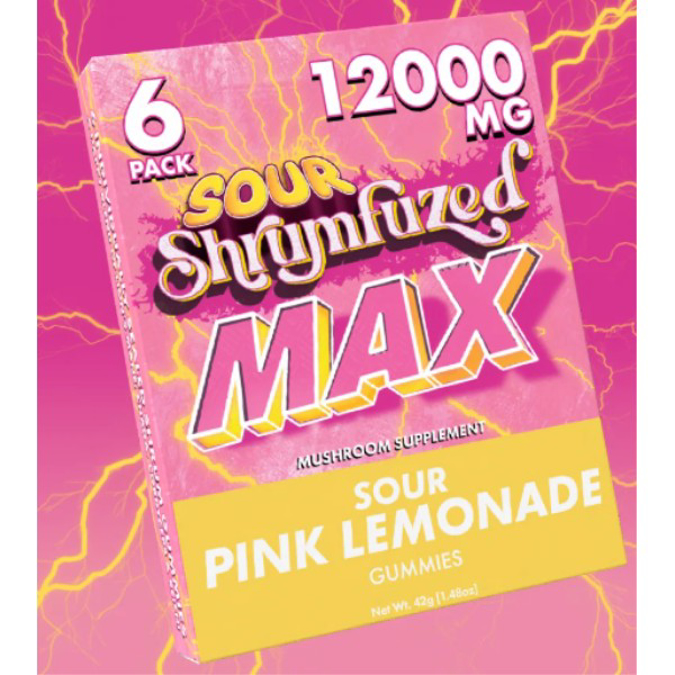 Picture of SHRUMFUZED MAX GUMMIES 2000MG 6CT- SOUR PINK LEMONADE
