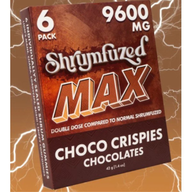 Picture of SHRUMFUZED MAX CHOCOLATE 2000MG 6CT- CHOCO CRISPIES