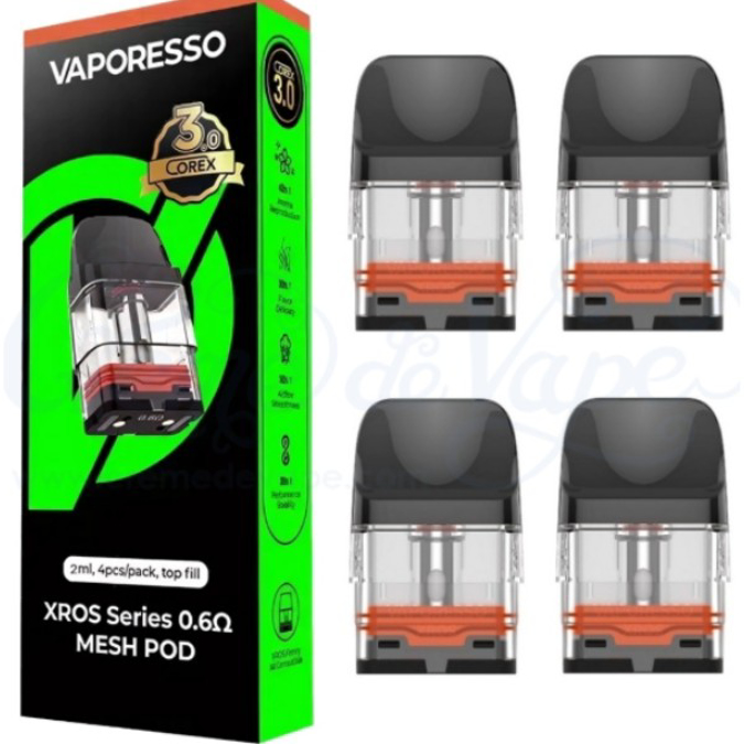 Picture of VAPORESSO XROS SERIES 0.6ohm 3ML 4CT