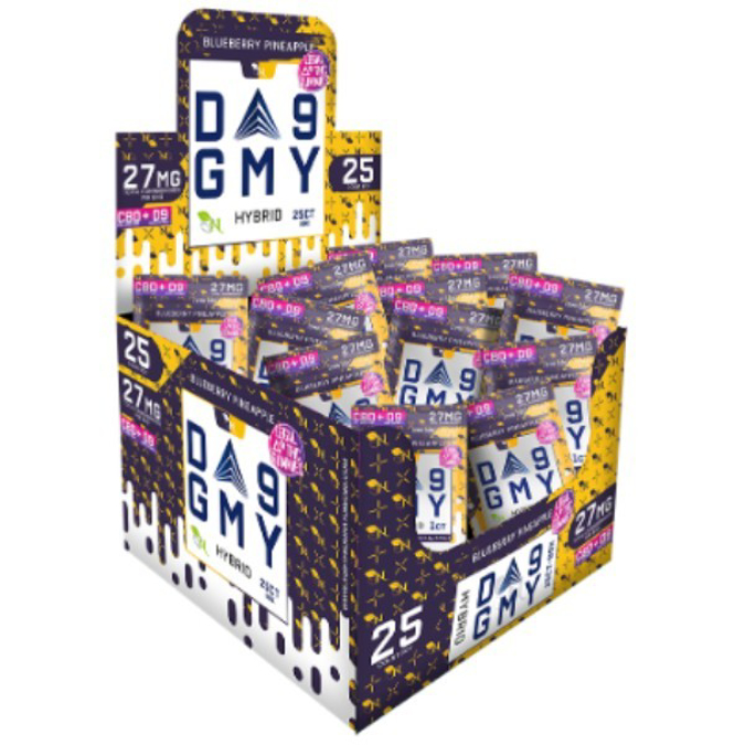 Picture of GMY D9 GUMMIES 27MG 25CT/BOX - BLUEBERRY PINEAPPLE