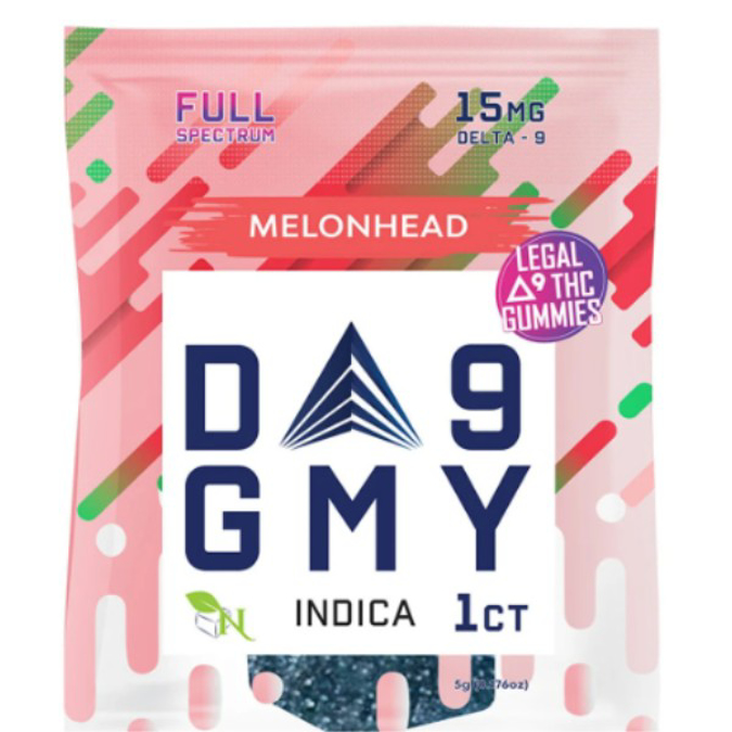 Picture of GMY D9 GUMMIES 27MG 25CT/BOX - MELONHEAD