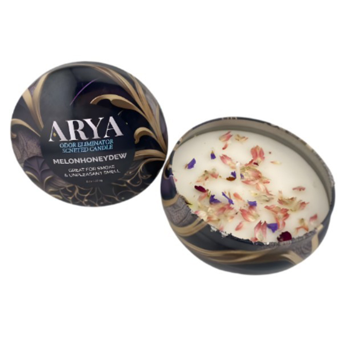 Picture of ARYA ODOR ELIMINATOR CANDLE 1CT - MELONHONEYDEW