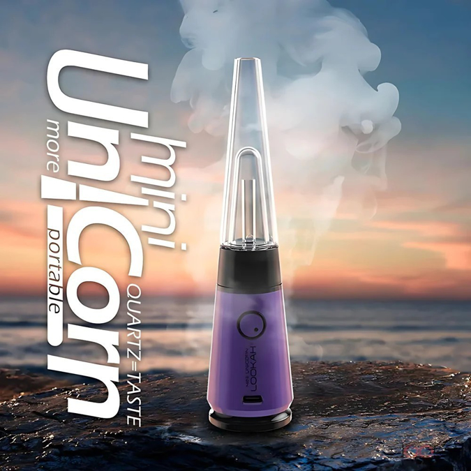 Picture of LOOKAH MINI UNICORN DAB RING VAPORIZER KIT - PURPLE