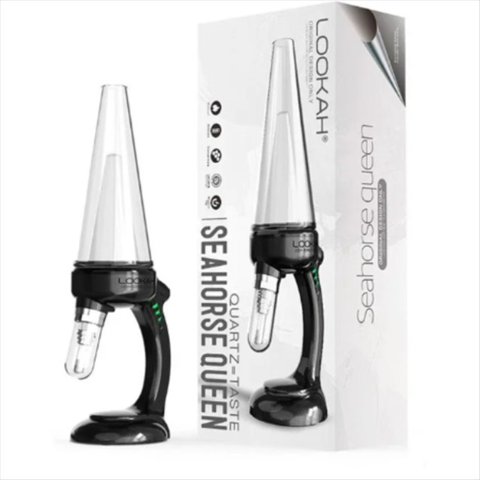 Picture of LOOKAH SEAHORSE QUEEN 800MAH VV DAB PEN VAPORIZER - GRAY