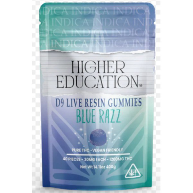 Picture of HIGHER EDUCATION GUMMIES 30MG 40CT - BLUE RAZZ