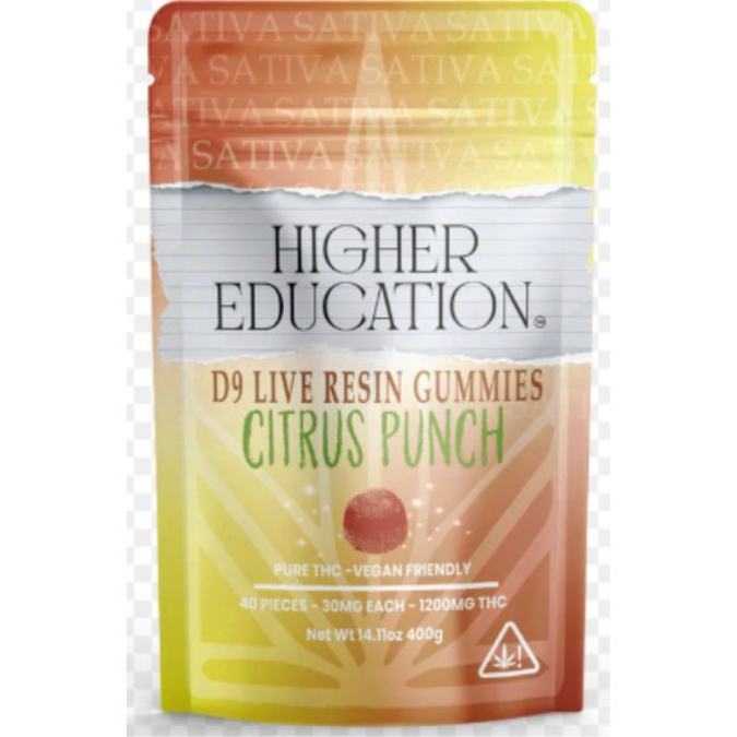 Picture of HIGHER EDUCATION GUMMIES 30MG 40CT - CITRUS PUNCH