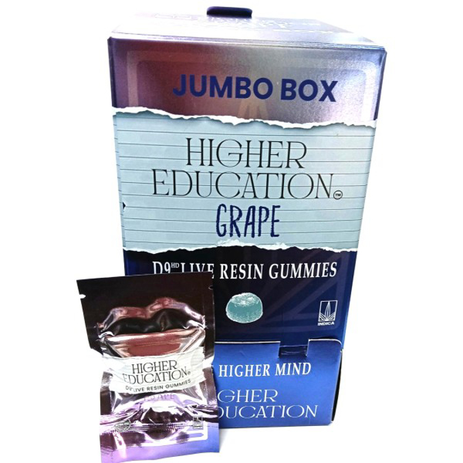 Picture of HIGHER EDUCATION GUMMIES 30MG 50CT - GRAPE