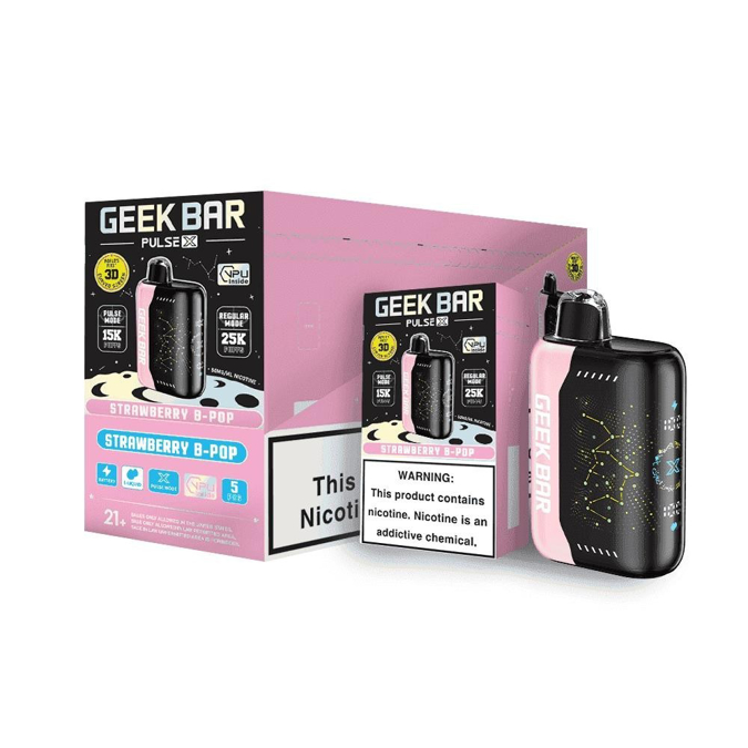 Picture of Geekbar Disposable 25 000 Puffs 5ct/bx - Strawberry B-pop